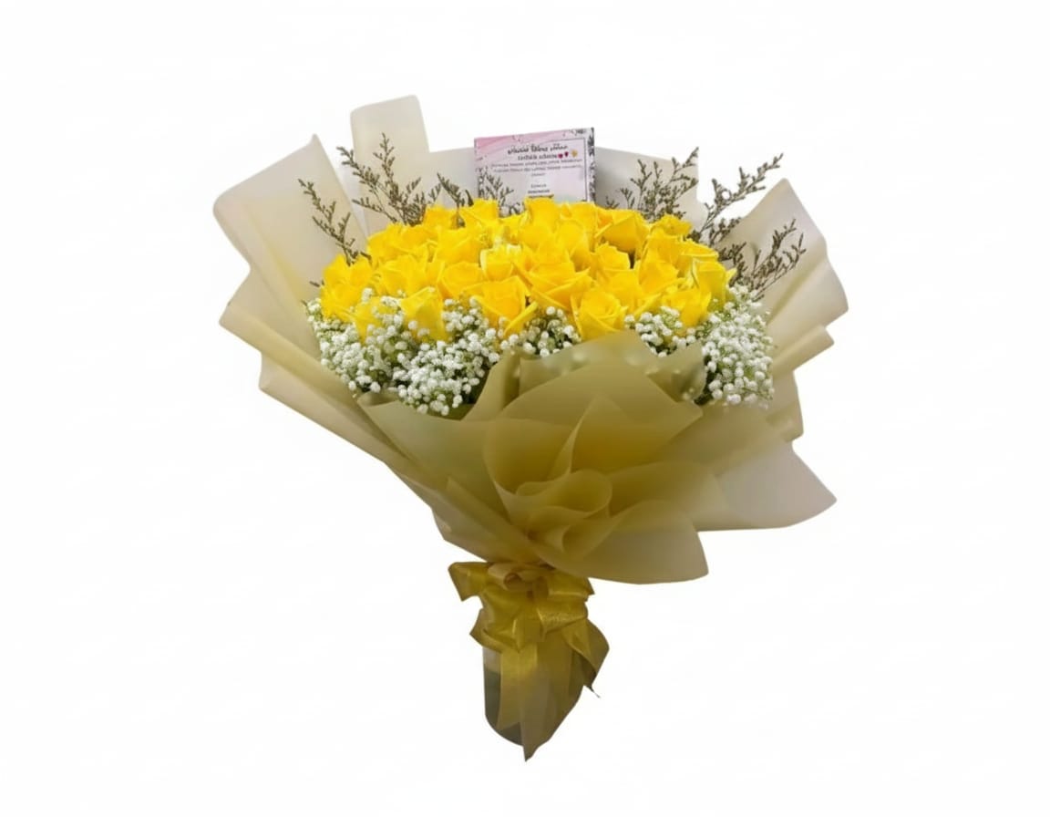 Hand Bouquet Sunny Sunflower Delight