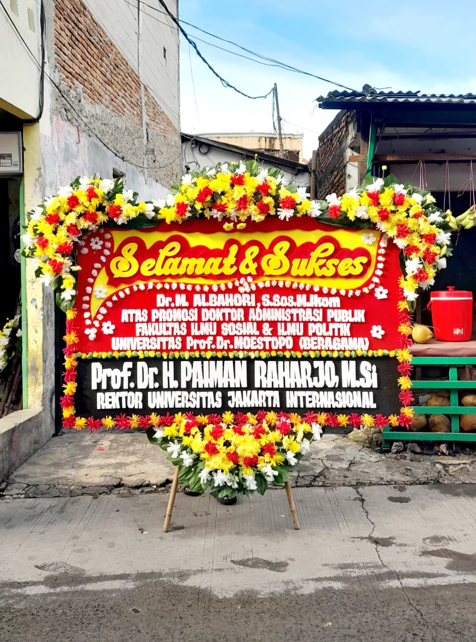 Selamat & Sukses Ukuran 2m x 1.25m Jambul 3 Tipe 5