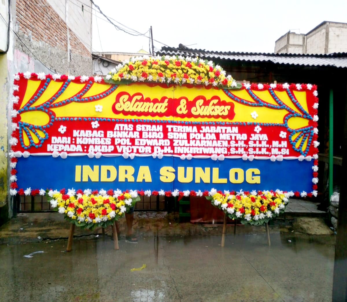 Selamat & Sukses Ukuran 4m x 1.5m Tipe 1